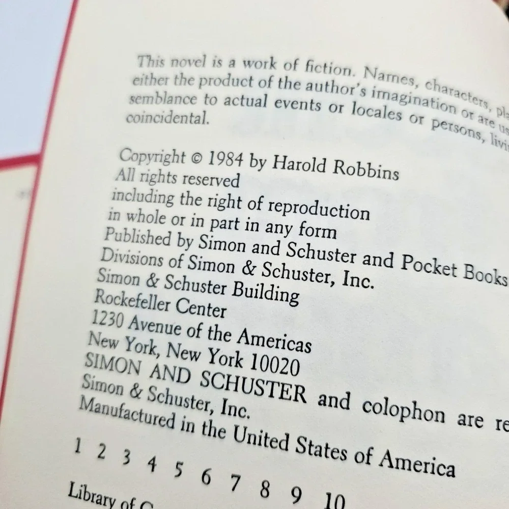 The Storyteller Harold Robbins Vintage 1985 Descent from Xanadu Erotic PB‎ lot 2